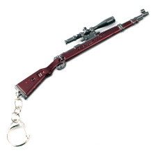 Custom Best Sellers  PUBG Game Gun Alloy Model 3d metal keychain